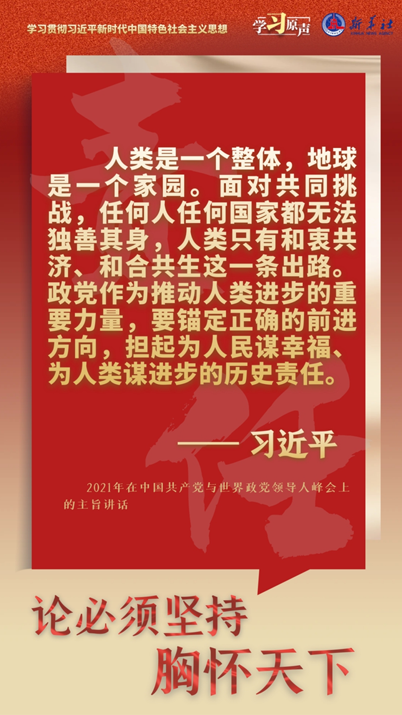 学习原声·聆听金句丨论必须坚持胸怀天下(图1)
