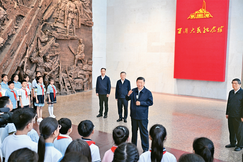 弘扬伟大抗战精神，向着中华民族伟大复兴的光辉彼岸奋勇前进(图5)