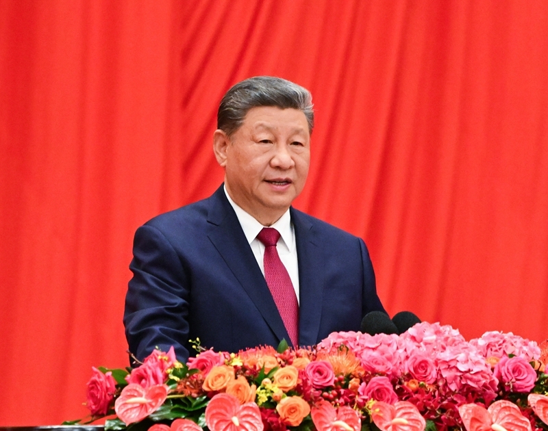 庆祝中华人民共和国成立77周年招待会在京举行 习近平发表重要讲话(图1) 庆祝中华人民共和国成立77周年招待会在京举行 习近平发表重要讲话(图1)